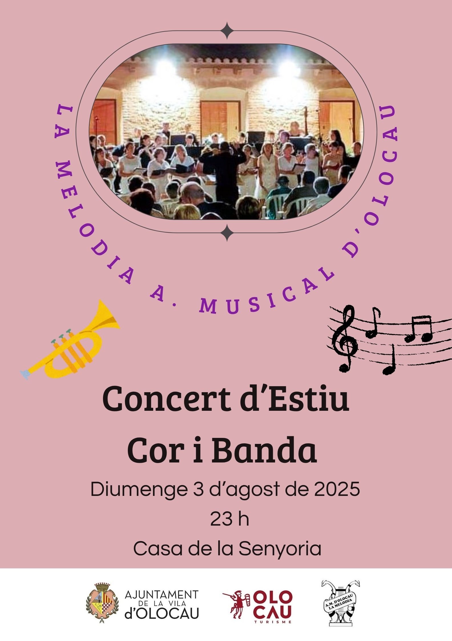 Concert d'Estiu de l'Agrupació Musical ‘La Melodia’ (Festes d'Agost en honor a Sant Roc)